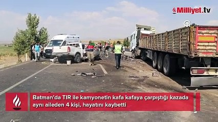 Kızlarının düğününe giden aile kaza yaptı: 4 ölü
