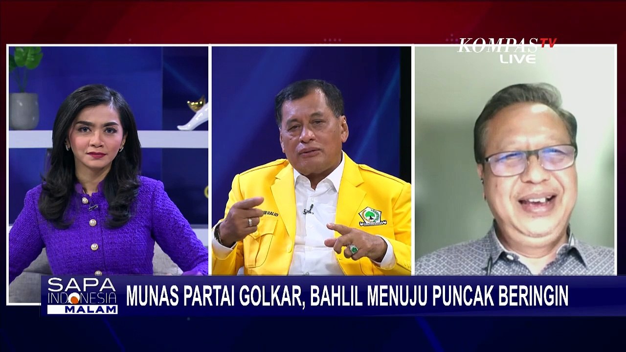 [FULL] Munas Golkar, Bahlil Lahadalia Menang Aklamasi? Ini Jawaban Waketum Golkar & Pakar Politik