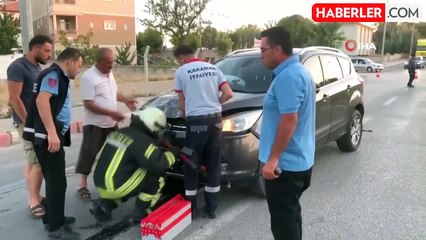 Karaman'da cip ile otomobil çarpıştı: 2 yaralı