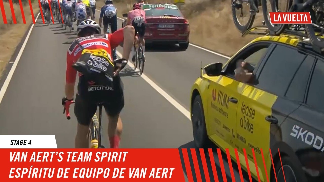 Van Aert's team spirit - Stage 4 - La Vuelta 2024