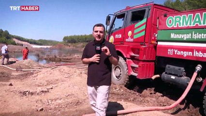 TRT Haber alev savaşçışlarının mesaisini görüntüledi