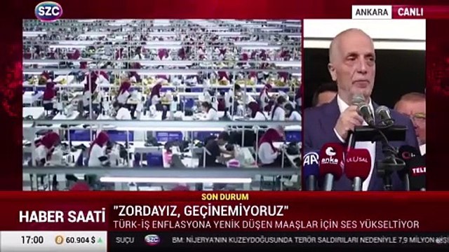 TÜRK-İŞ'ten 'Zordayız, geçinemiyoruz' eylemi