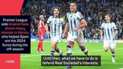 Sociedad president insists Real are in no rush to sell Merino