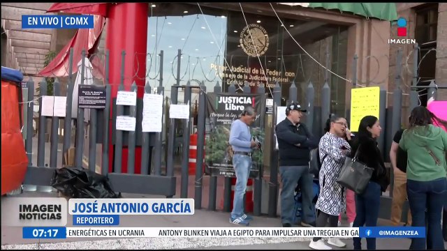 Continúa el paro de trabajadores en el Poder Judicial de la Federación en la CDMX