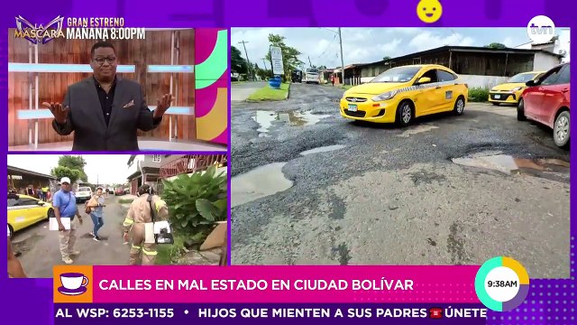 Calles en mal estado en Ciudad Bolívar