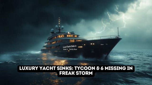 Luxury Yacht Sinks in Freak Sicily Storm: A Tale of Survival