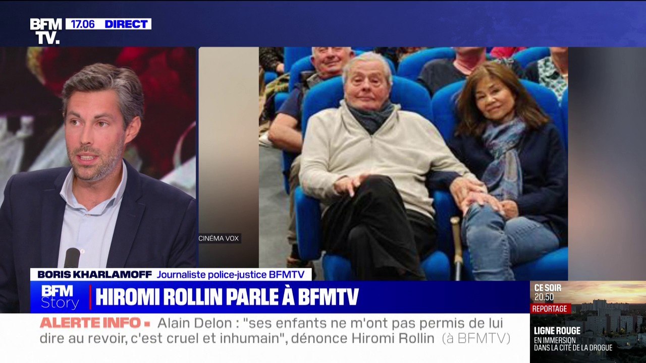 Qui est Hiromi Rollin, la dame de compagnie d'Alain Delon, au cœur du conflit familial?