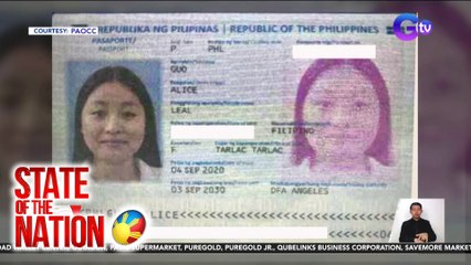 Alice Guo, huling namataan sa Indonesia nitong August 18, ayon sa Bureau of Immigration | SONA