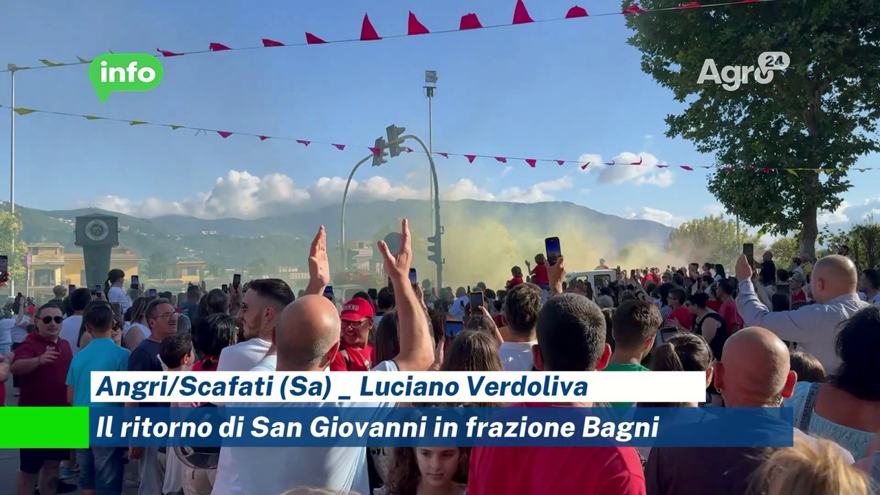 Angri Scafati. Il ritorno di San Giovanni a Bagni