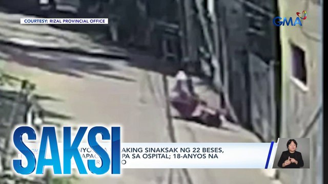 10-anyos na lalaking sinaksak ng 22 beses, nagpapagaling pa sa ospital; 18-anyos na suspek, arestado | Saksi
