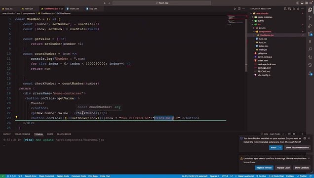Lecture No 1:- Mastering React useMemo Hook: Optimize Your Components! #coding #reactjs #javascript