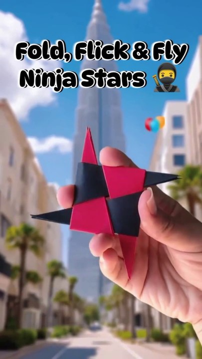 DIY Ninja Star for Kids - Fun and Easy Paper Craft Tutorial