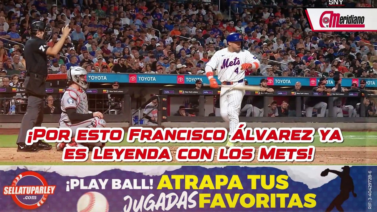 ¡Por esto Francisco Álvarez ya es leyenda con los Mets!