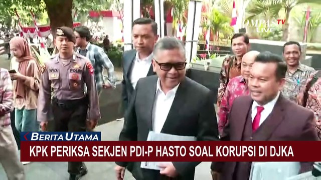 Dipanggil KPK Sebagai Saksi Kasus Korupsi DJKA, Begini Kata Sekjen PDIP Hasto Kristiyanto