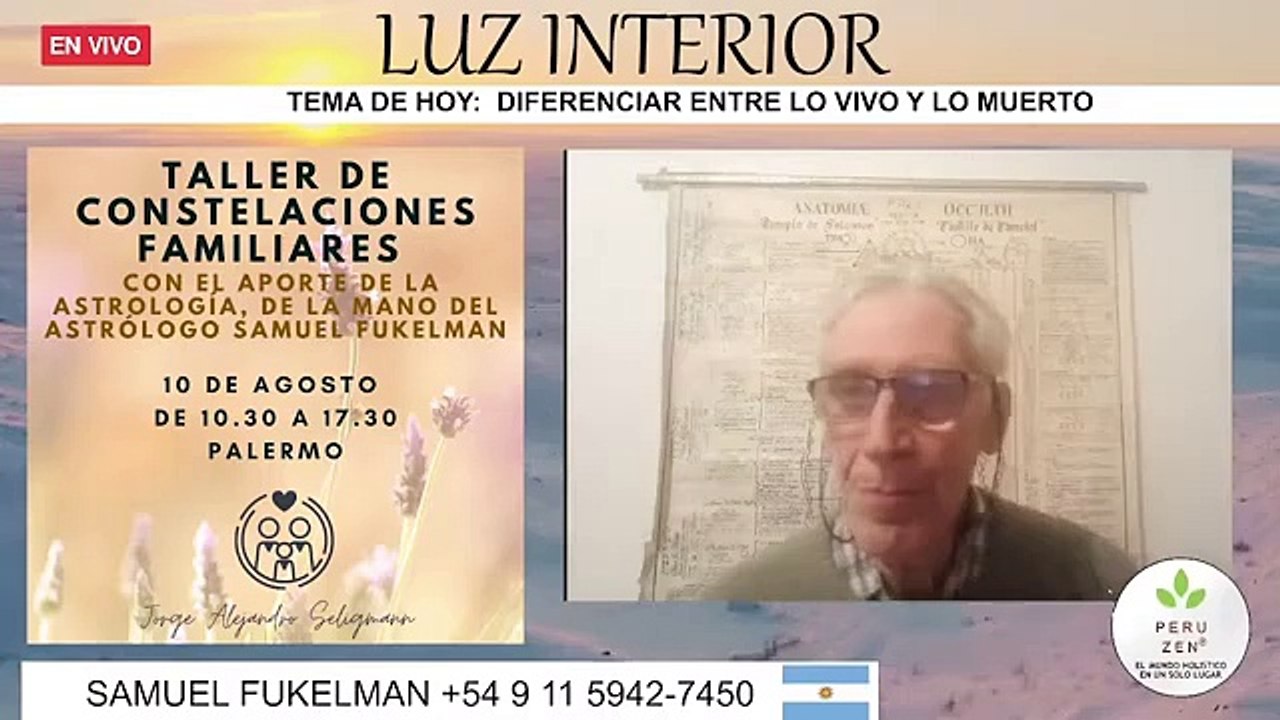 LUZ INTERIOR DIFERENCIAR ENTRE LO VIVO Y LO MUERTO'KABALA