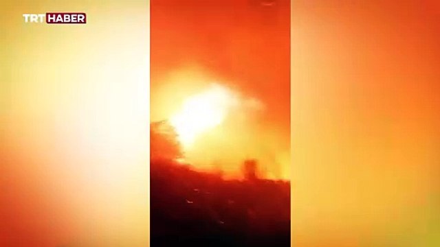 Aydın'da alevlerin ortasında canhıraş mücadele...