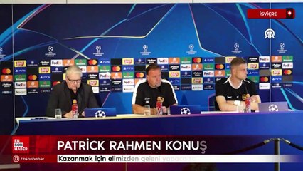 Patrick Rahmen: Kazanmak için elimizden geleni yapacağız
