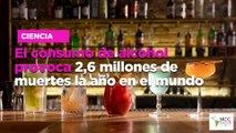 El consumo de alcohol provoca 2,6 millones de muertes la año en el mundo