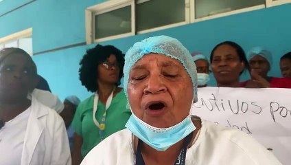 Enfermeras en protesta: "Tenemos 4 años esperando que el presidente nos valore"