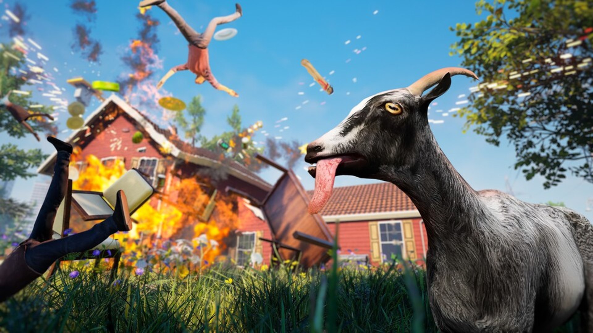 Goat Simulator Remaster: Erster Trailer nimmt die ganze Gaming-Branche auf die Schippe