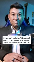 Comment installer Windows 11 sans compte Microsoft et sans ligne de commande?