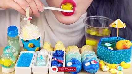 ASMR EDIBLE Duck Waterball Swimming pool