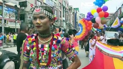 Video. No Comment: LGBTQ+, la parata dell'orgoglio nepalese è una celebrazione della diversità