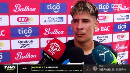 Declaraciones de los jugadores Sub-23 de la selección de Panamá Amable Pinzón y Joel Guevara