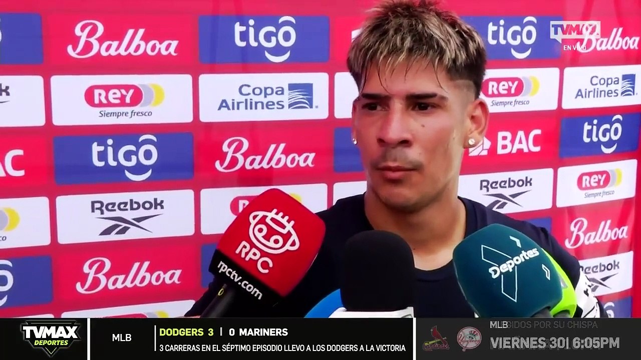 Declaraciones de los jugadores Sub-23 de la selección de Panamá Amable Pinzón y Joel Guevara