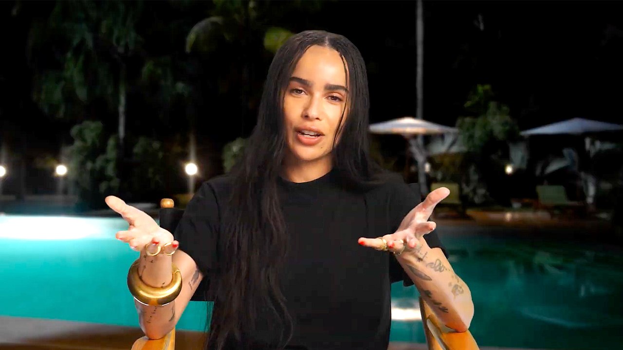 Behind the Scenes of Zoë Kravitz's Thriller Bl...