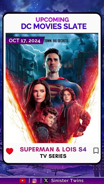 Every Major Upcoming DC Movie and TV Show Slate In 2024 & Beyond - Part 2  | Sinister twins
