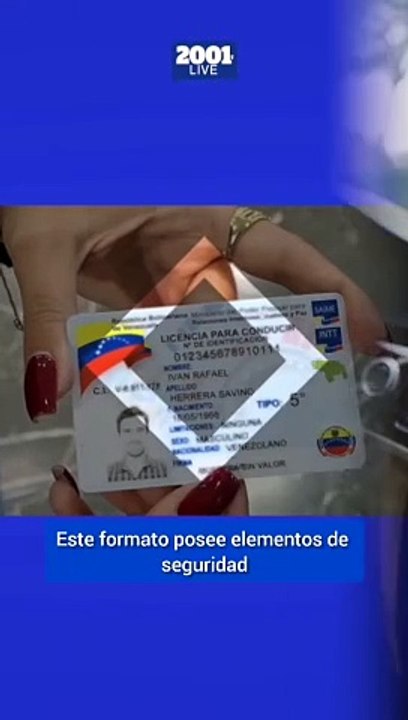 Todo lo que tienes que saber sobre la nueva licencia de conducir que circulará en Venezuela