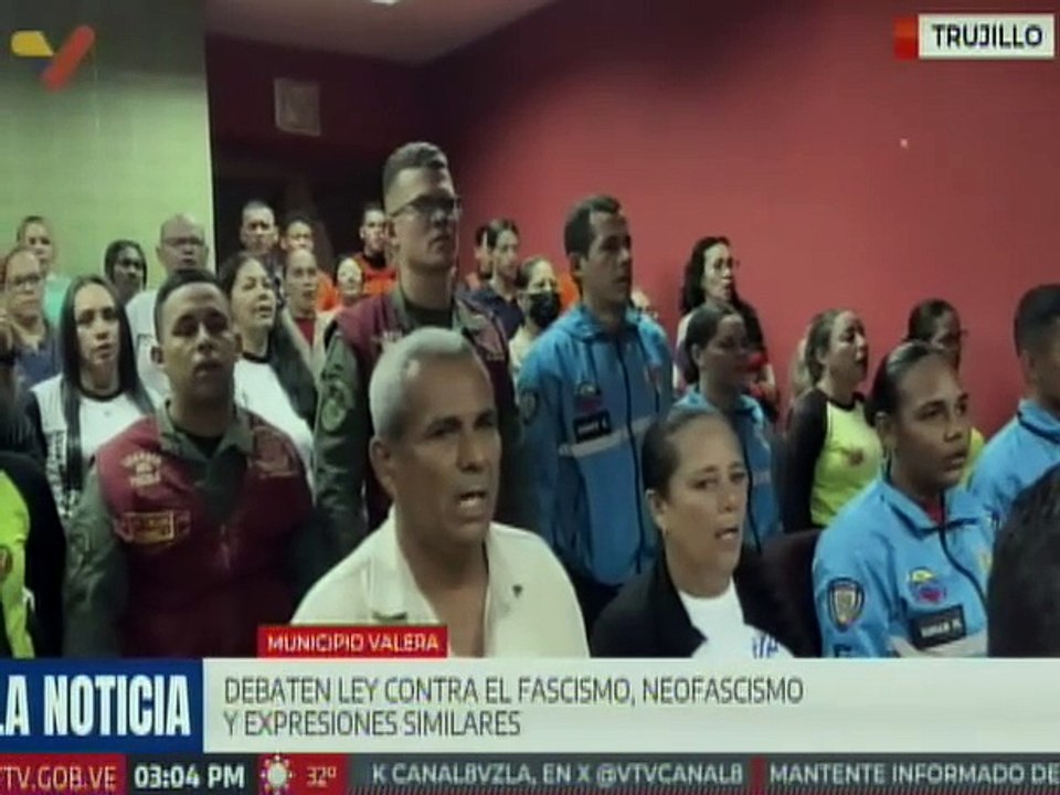 Trujillo | Autoridades nacionales debaten ley contra el fascismo y neofascismo en el mcpio. Valera