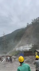  ⛰ Un glissement de terrain massif a frappé la centrale électrique de Teesta-V de 510 MW dans l'État indien du Sikkim
