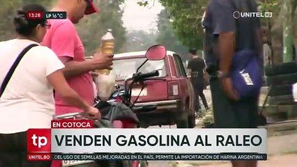 Decomisan gasolina y diésel que se vendía de manera ilegal en Cotoca y Santa Cruz de la Sierra