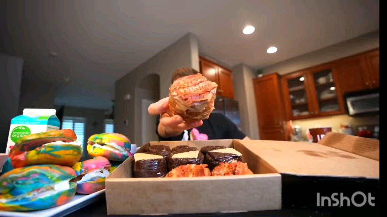 American man eats as many donuts as humanly possible