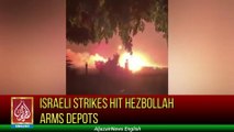 Israeli strikes hit Hezbollah arms depots in Lebanon, sparking fears of escalating conflict | Aljazair News