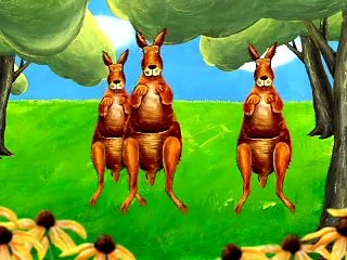 Cocomelon, nursery rhymes.Learn the ABCs: "K" is for Kangaroo