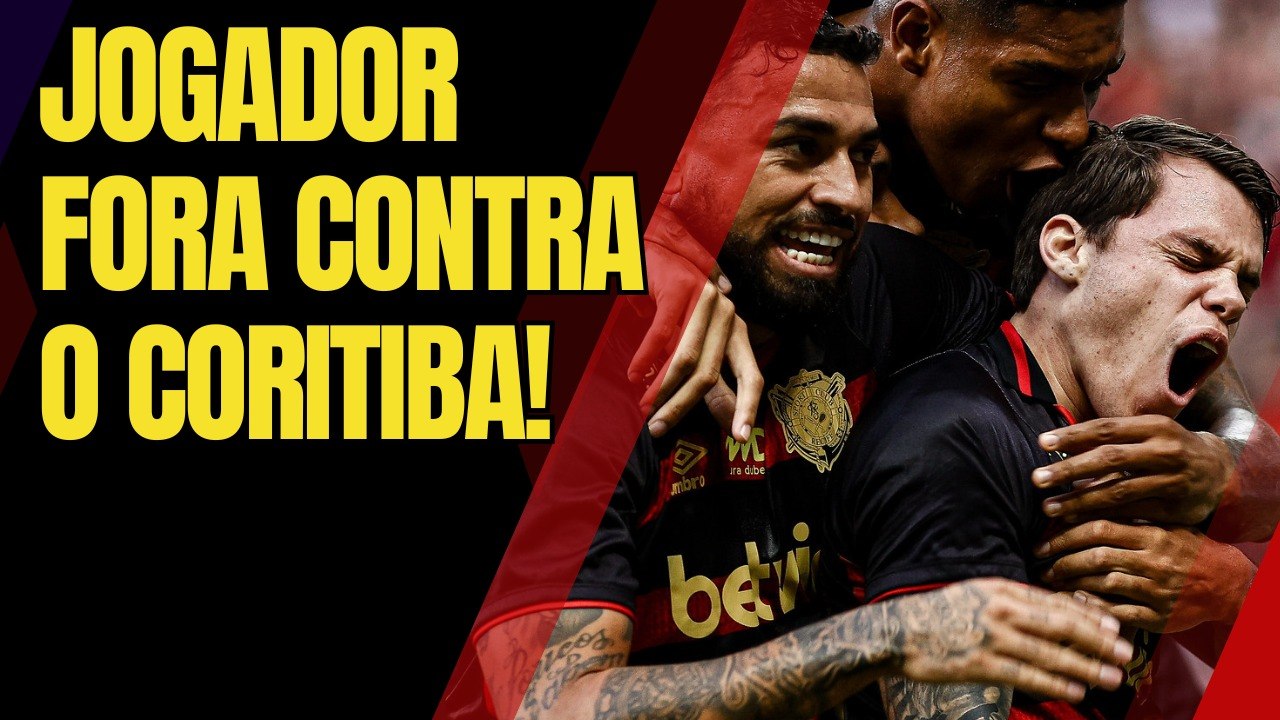 Sport terá desfalque importante contra o Coritiba
