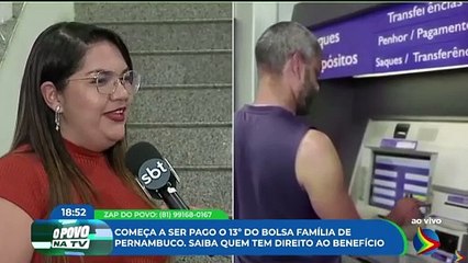 13º do Bolsa Família de Pernambuco começa a ser pago; saiba quem tem direito