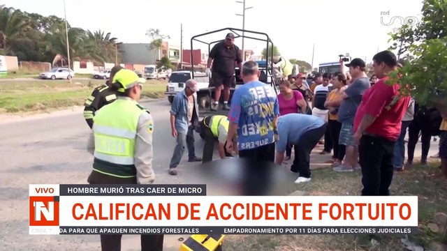 califican de accidente fortuito molestia por condiciones de micros