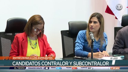 Entrevista a aspirantes a Contralor y Subcontralor genera polémica
