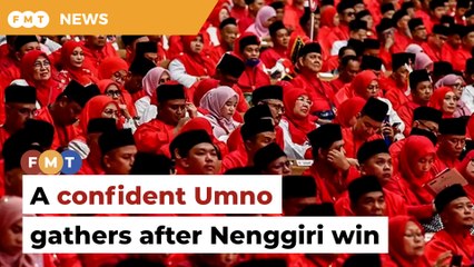 A confident Umno gathers after Nenggiri triumph