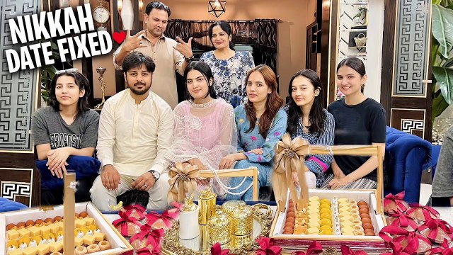 NIKKAH KI DATE FIX ♥️ | Areeb Ki Aur Behno Ki Larai | Sab Ki Tayari Shuru Hogae-AQRA AREEB KI WEDDING