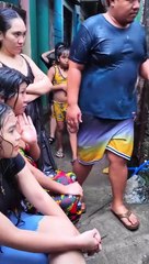 We're Filipinos, of course we love playing in the rain! #walkingtour #4K #SlumLife #Manila