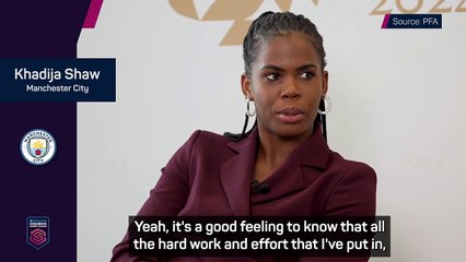 'A good feeling' - Khadija Shaw wins PFA Women's Player of the Year