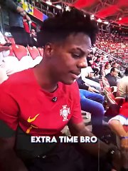 iShowSpeed Reacts to Portugal's Goal ⚡