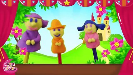 Download Video: Ainsi font font font les petites marionnettes - Comptine en pâte à modeler Play-