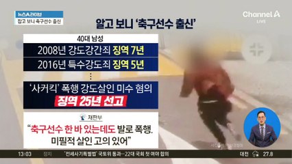 ‘사커킥 폭행’ 40대, 알고 보니 ‘축구 선수 출신’