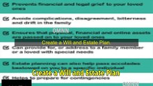Create a Will and Estate Plan